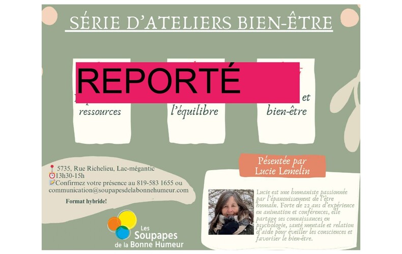 Série d'ateliers Bien-être