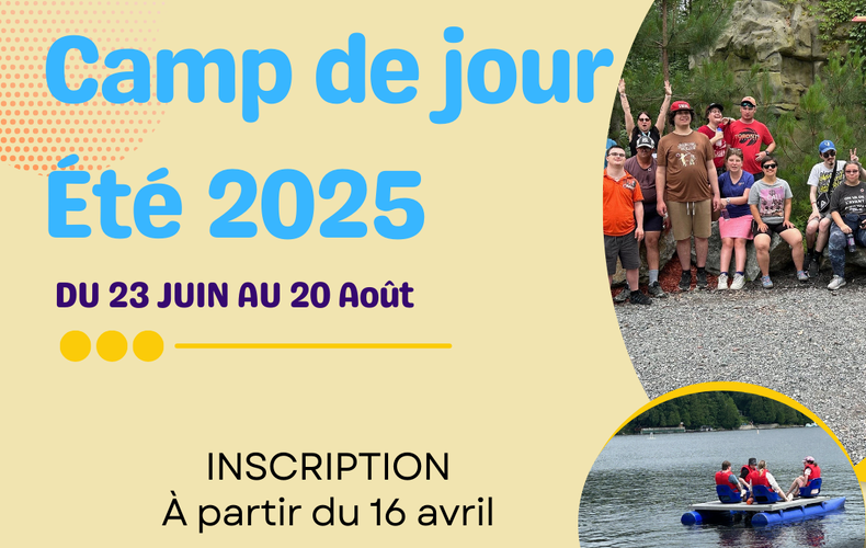 Inscription- Camp de jour été 2025